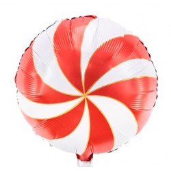 18" Μπαλόνι Candy Cane κόκκινο