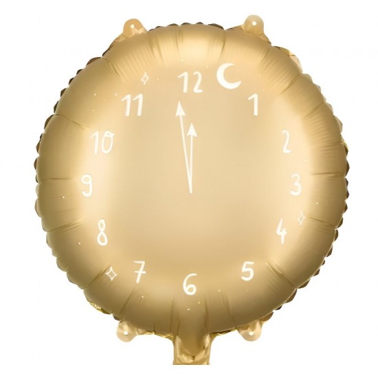 18" Μπαλόνι Χρυσό Ρολόι