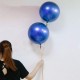 18" Μπαλόνι Chrome μπλε σφαίρα