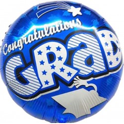 18" Μπαλόνι "Congratulations Grad" μαύρο 18" Μπαλόνι "Congratulations Grad" μαύρο