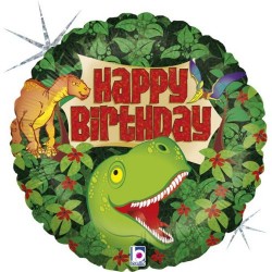 18" Μπαλόνι Dinosaur Birthday 18" Μπαλόνι Dinosaur Birthday