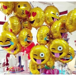18" Μπαλόνι Emoji Χαμογελαστό Holographic 18" Μπαλόνι Emoji Χαμογελαστό Holographic