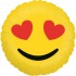 18" Μπαλόνι Emoji Καρδούλες