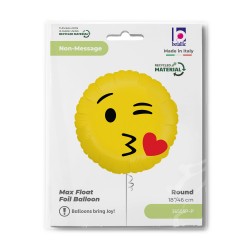 18'' Μπαλόνι Emoji Φιλάκι 18'' Μπαλόνι Emoji Φιλάκι