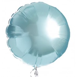 18" Μπαλόνι Γαλάζιο περλέ Στρογγυλό