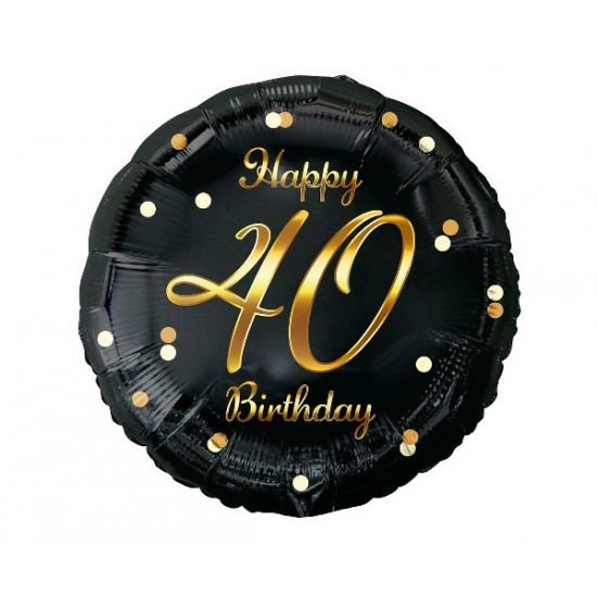 18" Μπαλόνι Γενεθλίων 40th Birthday