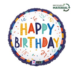 18" Μπαλόνι Γενεθλίων Festive Birthday