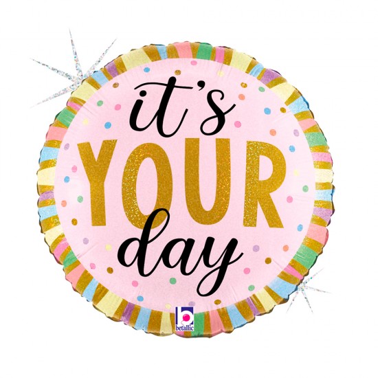 Μπαλόνι Γενεθλίων Παστέλ - φουσκωμένο με ήλιον