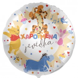 18" Μπαλόνι Γενεθλίων Winnie the Pooh 18" Μπαλόνι Γενεθλίων Winnie the Pooh