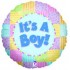 18" Μπαλόνι γέννησης It’s a Boy παστέλ