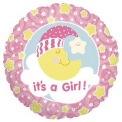18" Μπαλόνι γέννησης Its a Girl Φεγγαράκι 18" Μπαλόνι γέννησης Its a Girl Φεγγαράκι
