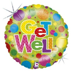 18" Μπαλόνι για Περαστικά "Get Well" 18" Μπαλόνι για Περαστικά "Get Well"