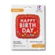 18'' Μπαλόνι Happy Birthday Κόκκινο