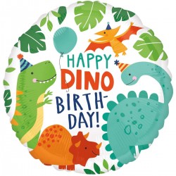 18" Μπαλόνι "Happy dino Birthday" Δεινόσαυροι 18" Μπαλόνι "Happy dino Birthday" Δεινόσαυροι
