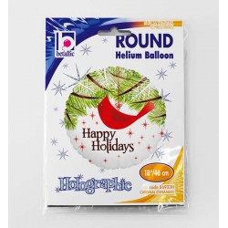 18" Μπαλόνι Happy Holidays Στολίδι 18" Μπαλόνι Happy Holidays Στολίδι
