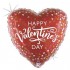 18'' Μπαλόνι 'Happy Valentine's Day' Confetti Hearts