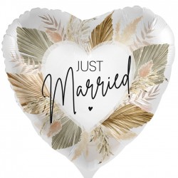 18" Μπαλόνι Just Married Boho