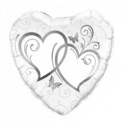 18" Μπαλόνι Καρδιά Entwined Hearts 18" Μπαλόνι Καρδιά Entwined Hearts