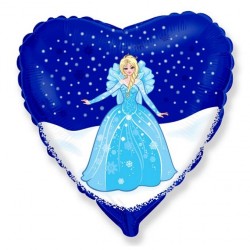18" Μπαλόνι καρδιά Frozen Πριγκίπισσα Έλσα 18" Μπαλόνι καρδιά Frozen Πριγκίπισσα Έλσα