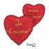 18" Μπαλόνι Καρδιά Je t' aime - Mon Amour