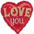 18" Μπαλόνι Καρδιά Just My Type Love You