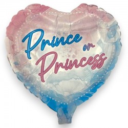 18'' Μπαλόνι Καρδιά - Prince or Princess 18'' Μπαλόνι Καρδιά - Prince or Princess
