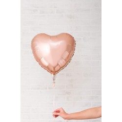 18" Μπαλόνι καρδιά Rosegold 18" Μπαλόνι καρδιά Rosegold
