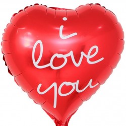 18'' Μπαλόνι κόκκινη καρδιά Ι Love You