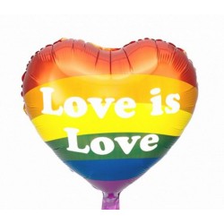 18" Μπαλόνι Love is Love Καρδιά 18" Μπαλόνι Love is Love Καρδιά