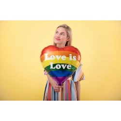 18" Μπαλόνι Love is Love Καρδιά 18" Μπαλόνι Love is Love Καρδιά