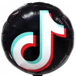 18'' Μπαλόνι Μαύρο TikTok 18'' Μπαλόνι Μαύρο TikTok