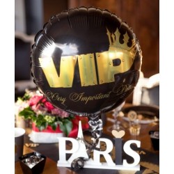 18" Μπαλόνι μαύρο VIP crowned 18" Μπαλόνι μαύρο VIP crowned