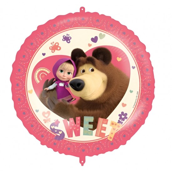 18'' Μπαλόνι Μάσα και Αρκούδος sweet