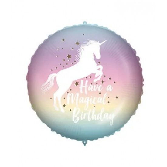 18'' Μπαλόνι Μονόκερος ''Magical Birthday''