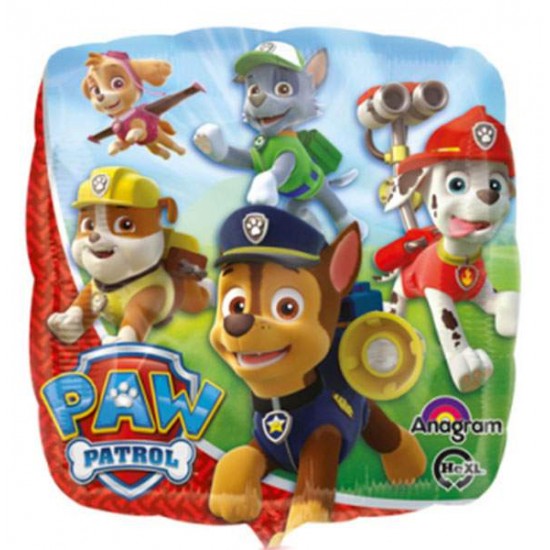 18" Μπαλόνι Paw Patrol τετράγωνο
