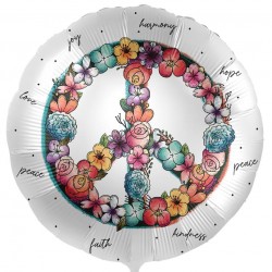 18'' Μπαλόνι Peace Flower 18'' Μπαλόνι Peace Flower