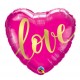 18'' Μπαλόνι φούξια κάρδια Love