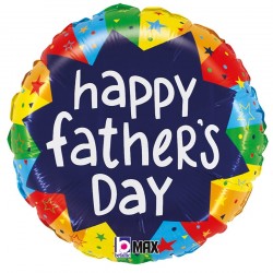 18'' Μπαλόνι Πολύχρωμο "Happy Father's Day" 18'' Μπαλόνι Πολύχρωμο "Happy Father's Day"