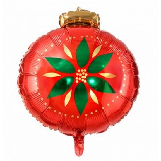 18" Μπαλόνι Στολίδι με αλεξανδρινό 18" Μπαλόνι Στολίδι με αλεξανδρινό