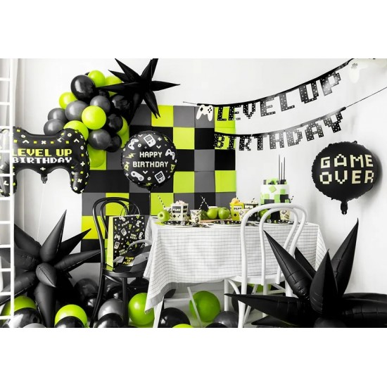 18'' Μπαλόνι Στρογγυλό Gaming Happy Birthday