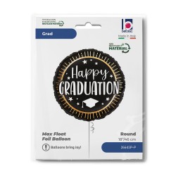 18'' Μπαλόνι Στρογγυλό Happy Graduation