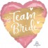 18" Μπαλόνι Team Bride σατέν καρδιά