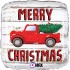 18" Μπαλόνι τετράγωνο Christmas Truck