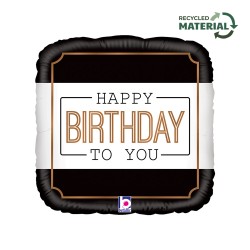 18" Μπαλόνι Τετράγωνο Classic Birthday 18" Μπαλόνι Τετράγωνο Classic Birthday