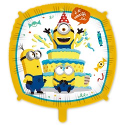 18'' Μπαλόνι Τετράγωνο Minions 18'' Μπαλόνι Τετράγωνο Minions