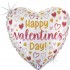 18'' Μπαλόνι Valentine Ombre καρδιές