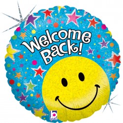 18" Μπαλόνι 'Welcome Back' Holographic 18" Μπαλόνι 'Welcome Back' Holographic