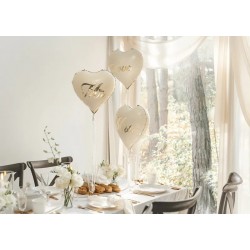 18'' Μπαλόνια Καρδιές Mrs and Mr