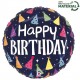 18'' Navy Μπαλόνι Birthday Hats