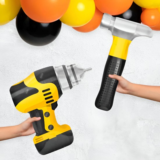 18" Σετ Μπαλόνια Εργαλεία - Τρυπάνι και Σφυρί